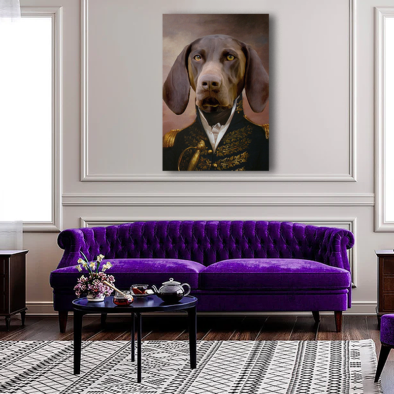 The General Pet - Custom Pet Portrait
